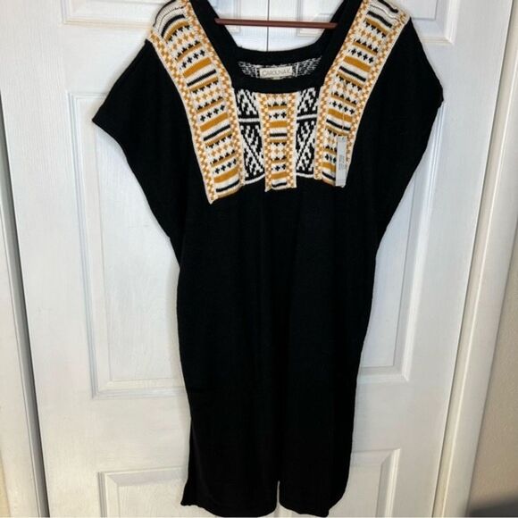 Carolina K Anthropologie Petra poncho style knit dress size large - Picture 4 of 7